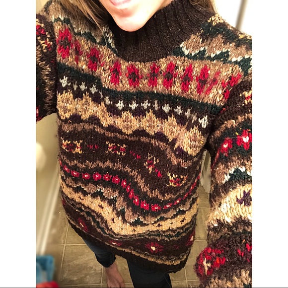 SOLD - Ralph Lauren Fair Isle Sweater - Picture 3 of 7